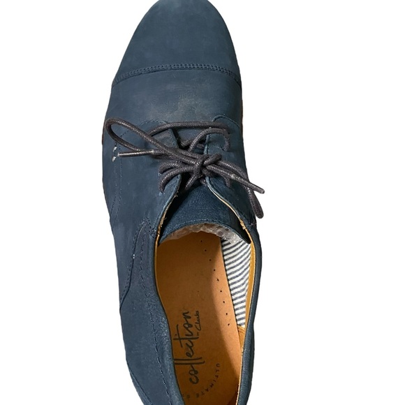 Clarks Blue Oxfords Sleek Minimalist Design main image 5